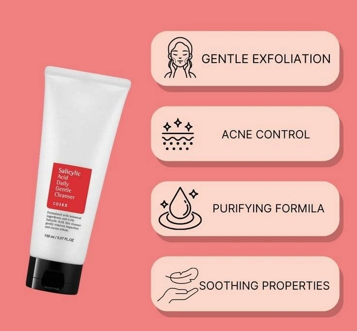 cosrx salicylic acid daily gentle cleanser | 150 ml cosrx salicylic acid daily gentle cleanser | 150 ml