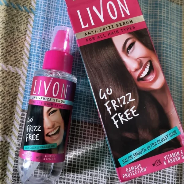 LIVON ANTI FRIZZ SERUM FOR ALL HAIR TYPES 100ML