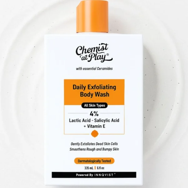 50 Chemist At Play 4 Percent Lactic + Salicylic Acid+ Vitamin E Body Wash 236ml
